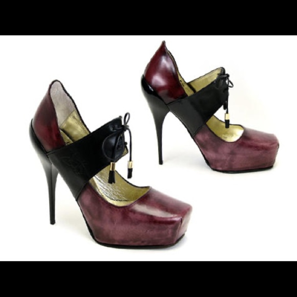 Burgundy Berlin Mitte John Fluevog Stilettos